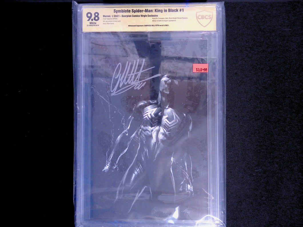 Symbiote Spider-Man King in Black #1 CBCS 9.8 Signed by Gabrielle Dell'Otto