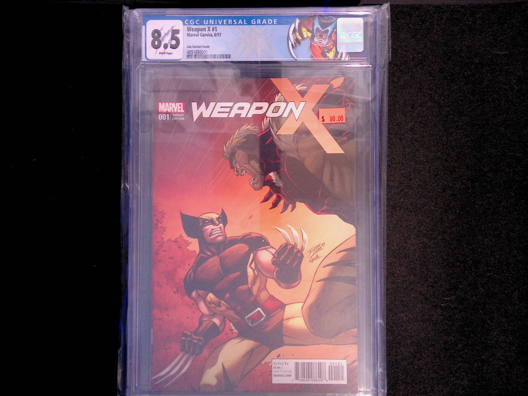 Weapon X #1 Lim Variant CGC 8.5